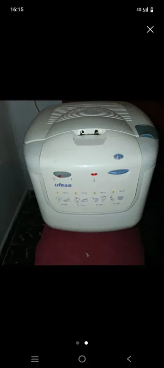 Freidora Ufesa Blanca