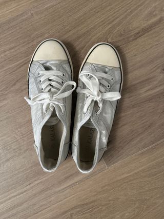 Zapatillas plateadas Kalash