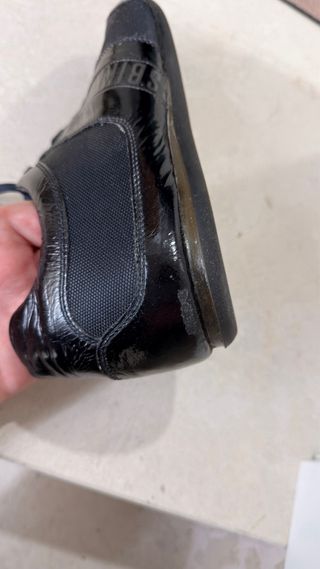 Scarpe Bikkembergs lucide blu scuro