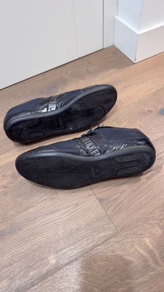 Scarpe Bikkembergs lucide blu scuro