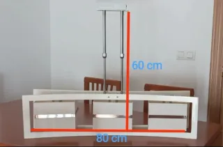 Lámpara de comedor moderna 80 cm