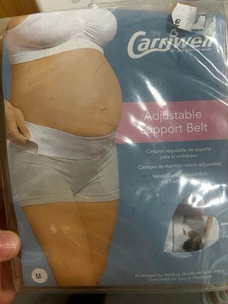 Cinturón Pélvico Ajustable Blanco Talla M