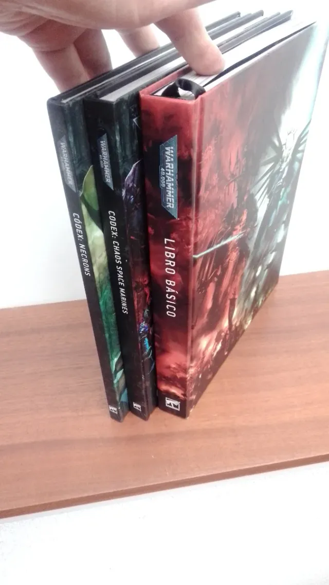 WARHAMMER,LOTE 3 LIBROS CODEX EN CASTELLANO