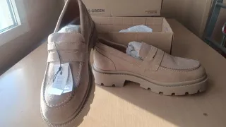 Mocasines Zing Beige Mujer