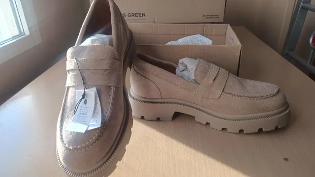 Mocasines Zing Beige Mujer