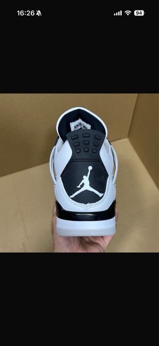 Scarpe Jordan 4 military black