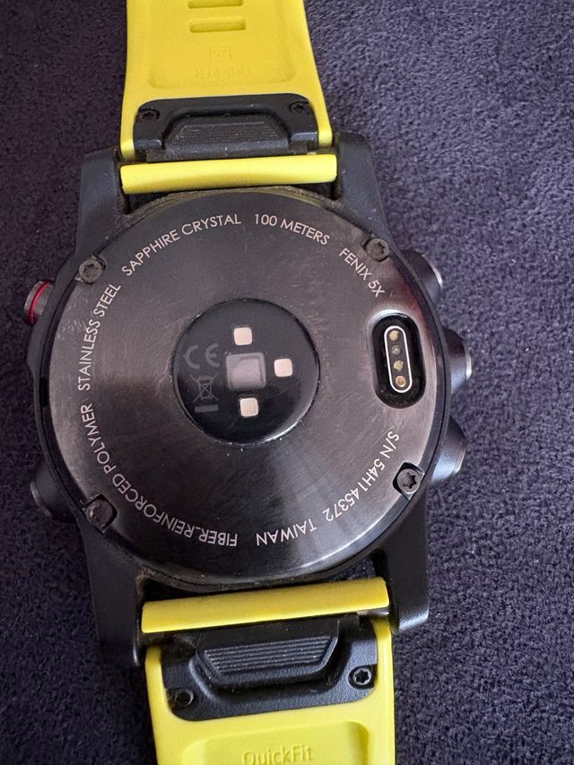 Garmin Fenix 5X Sapphire Amarillo