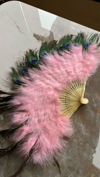 Corsé pedrería con flecos rosa