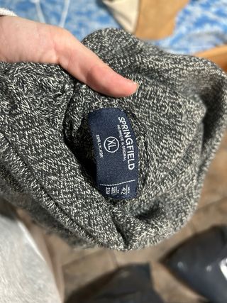 Jersey Springfield cuello alto gris