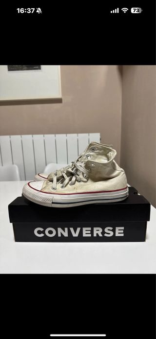 Zapatillas Converse Niña Beige/Blanco