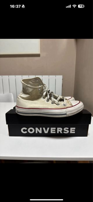 Zapatillas Converse Niña Beige/Blanco