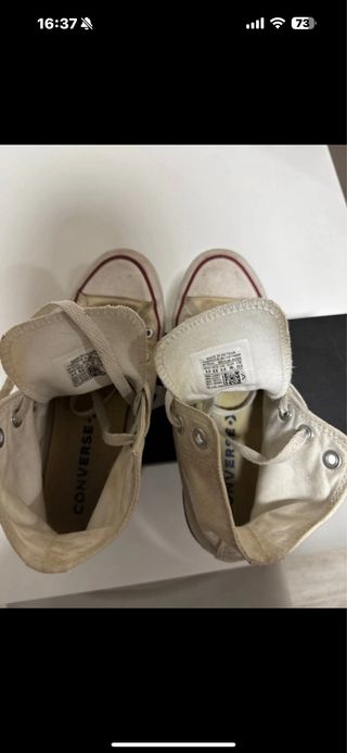 Zapatillas Converse Niña Beige/Blanco