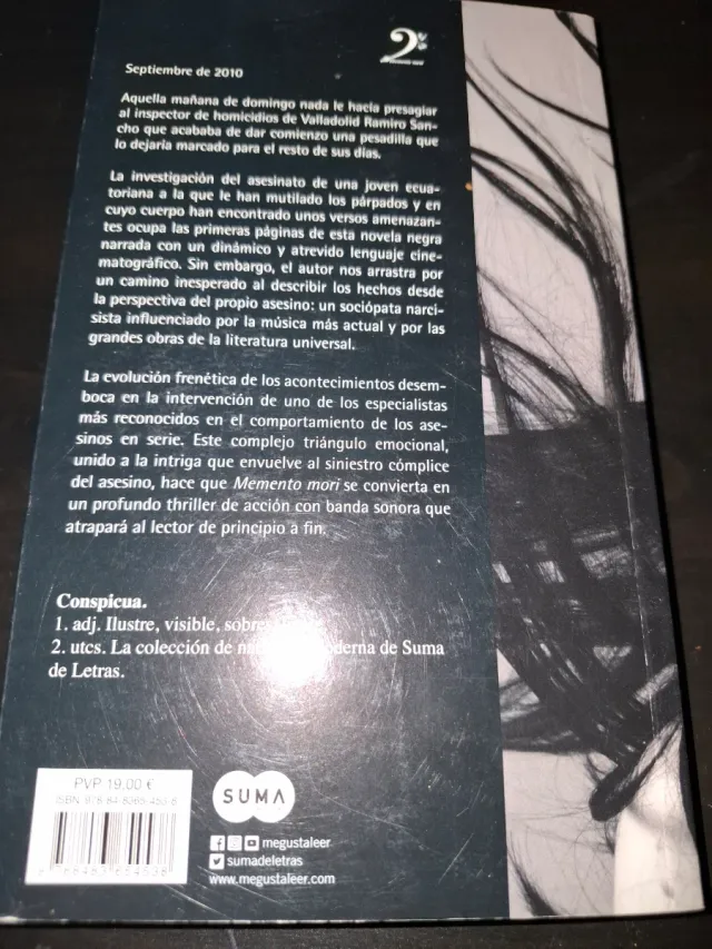 Memento mori (Versos, canciones y trocitos de c...