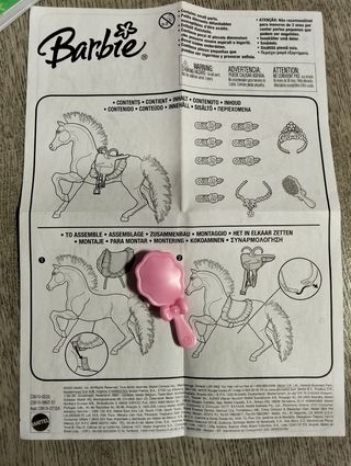 Cavallo Barbie Vintage marzapane Fayritale