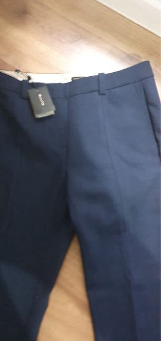 Pantalón Massimo Dutti Azul