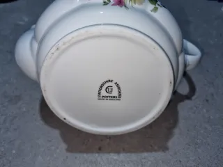 Teiera floreale in ceramica