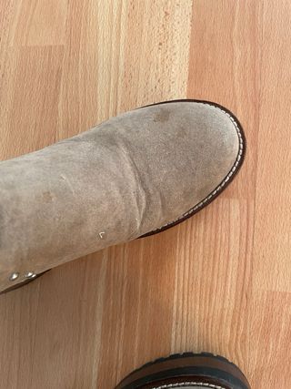 Botines Pull&Bear Beige con Tachuelas