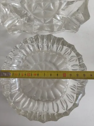 Ceniceros de cristal robustos