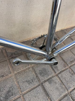 Cuadro Bici Vintage Cromado (Fixie)