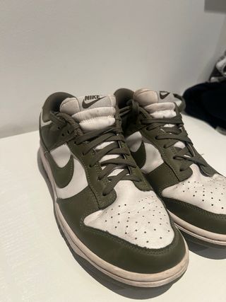 Nike Dunk Low Verde y Blanco