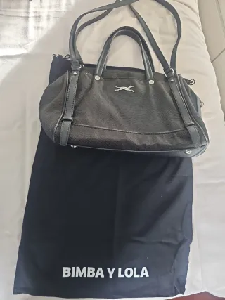 Bolso Bimba y Lola Negro y Plateado