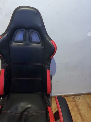 Silla Gamer Negra y Roja