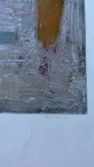 Pintura abstracta técnica mixta