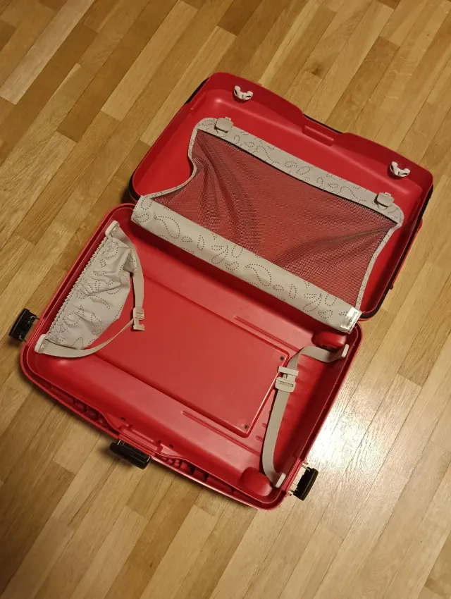 Maleta trolley Samsonite roja