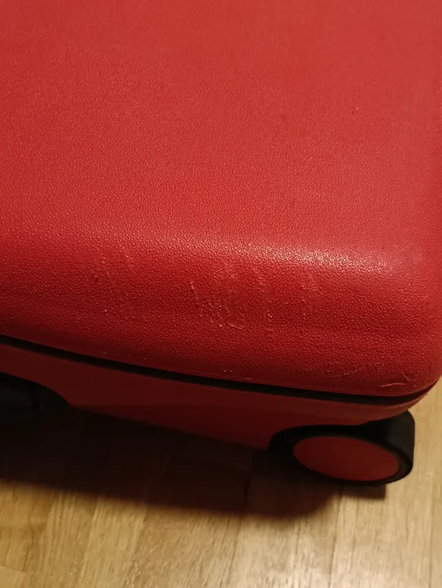 Maleta trolley Samsonite roja