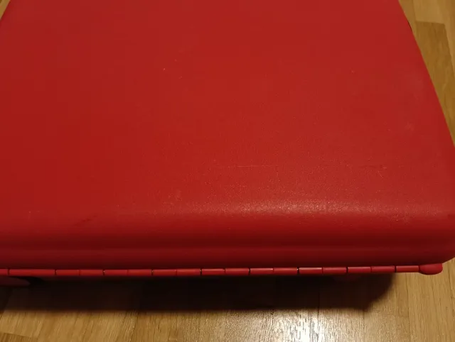 Maleta trolley Samsonite roja