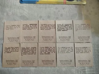 Lote cromos Liga 1975