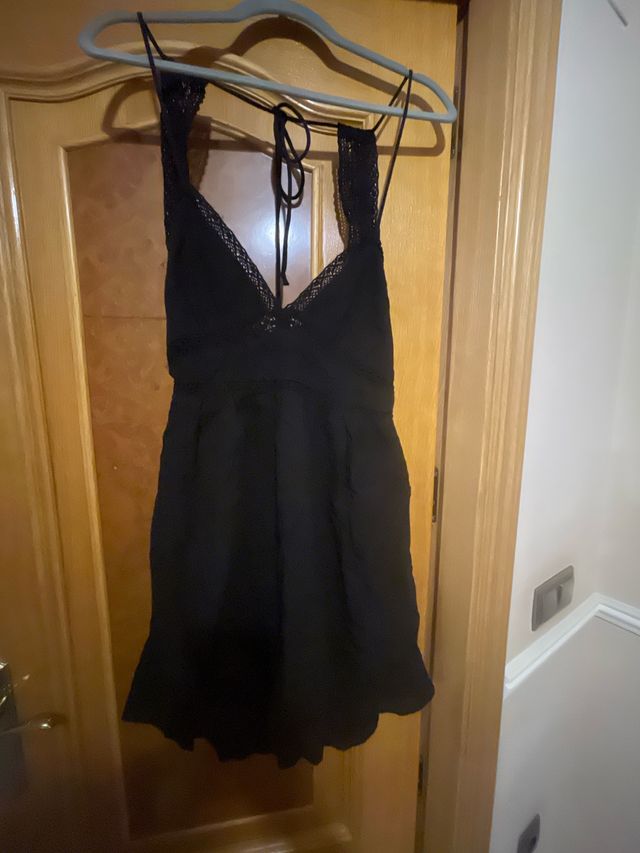 Vestido Verano Encaje Negro