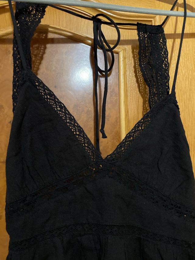 Vestido Verano Encaje Negro