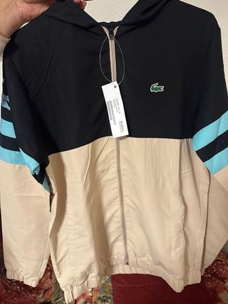 Conjunto chándal beige y negro