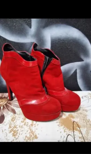 Stivaletto donna rosso Francesco Milano, n.37