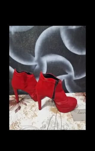 Stivaletto donna rosso Francesco Milano, n.37