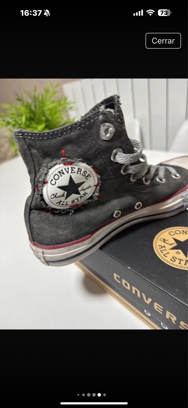 Zapatillas Converse niña grises