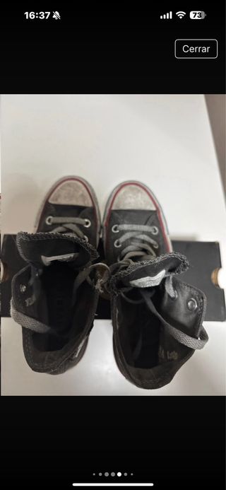 Zapatillas Converse niña grises