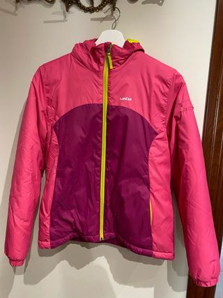 Chaqueta niña Wedze rosa y morada