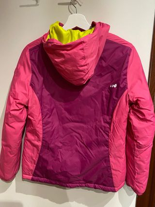 Chaqueta niña Wedze rosa y morada