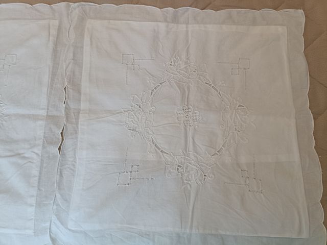 Coppia di federe per cuscini quadrati 40x40