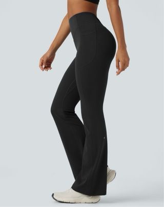 Leggings bootcut moldeadores negros