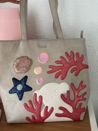 Bolso Tous Piel Beige