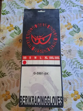 Guantes Racing Berik 5991 Azul