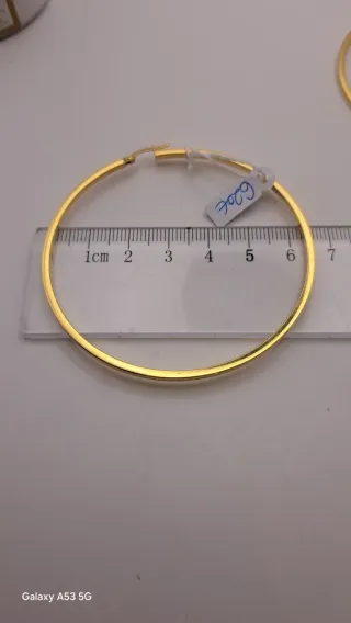 Pendientes Aro Oro 18k