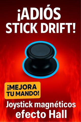 ¡Adiós Stick Drift! Joystick Magnético Hall