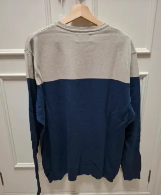 Jersey Springfield Hombre Beige y Azul