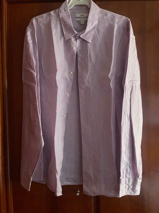 Camisa lila M&S chico