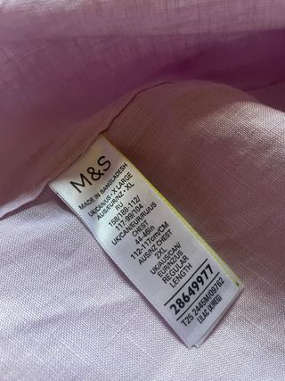 Camisa lila M&S chico