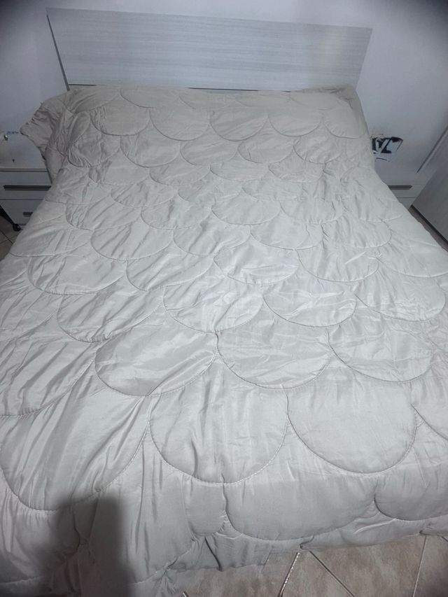 Piumone matrimoniale beige